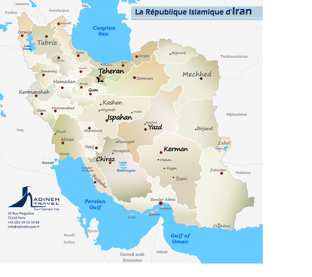 Iran's map