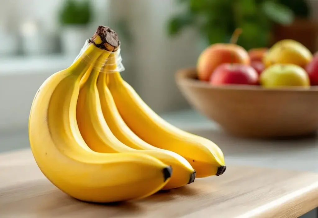 « Elles ne noircissent plus » : mon astuce toute simple pour conserver vos bananes bien jaunes et fraîches plus longtemps